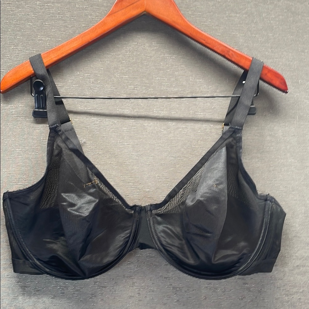 Soma Black Full-Coverage Bra with Adjustable Straps , size 4DDD